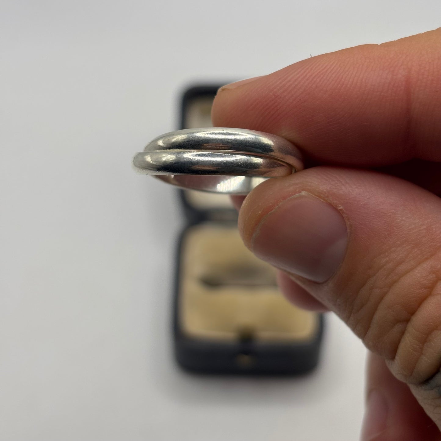 Silver Russian Band Ring