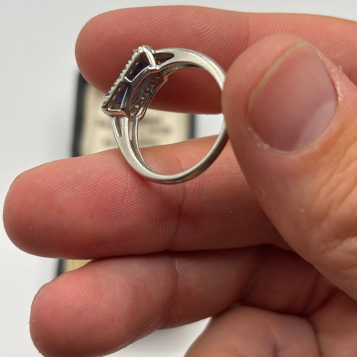 Silver Tanzanite Ring (O)