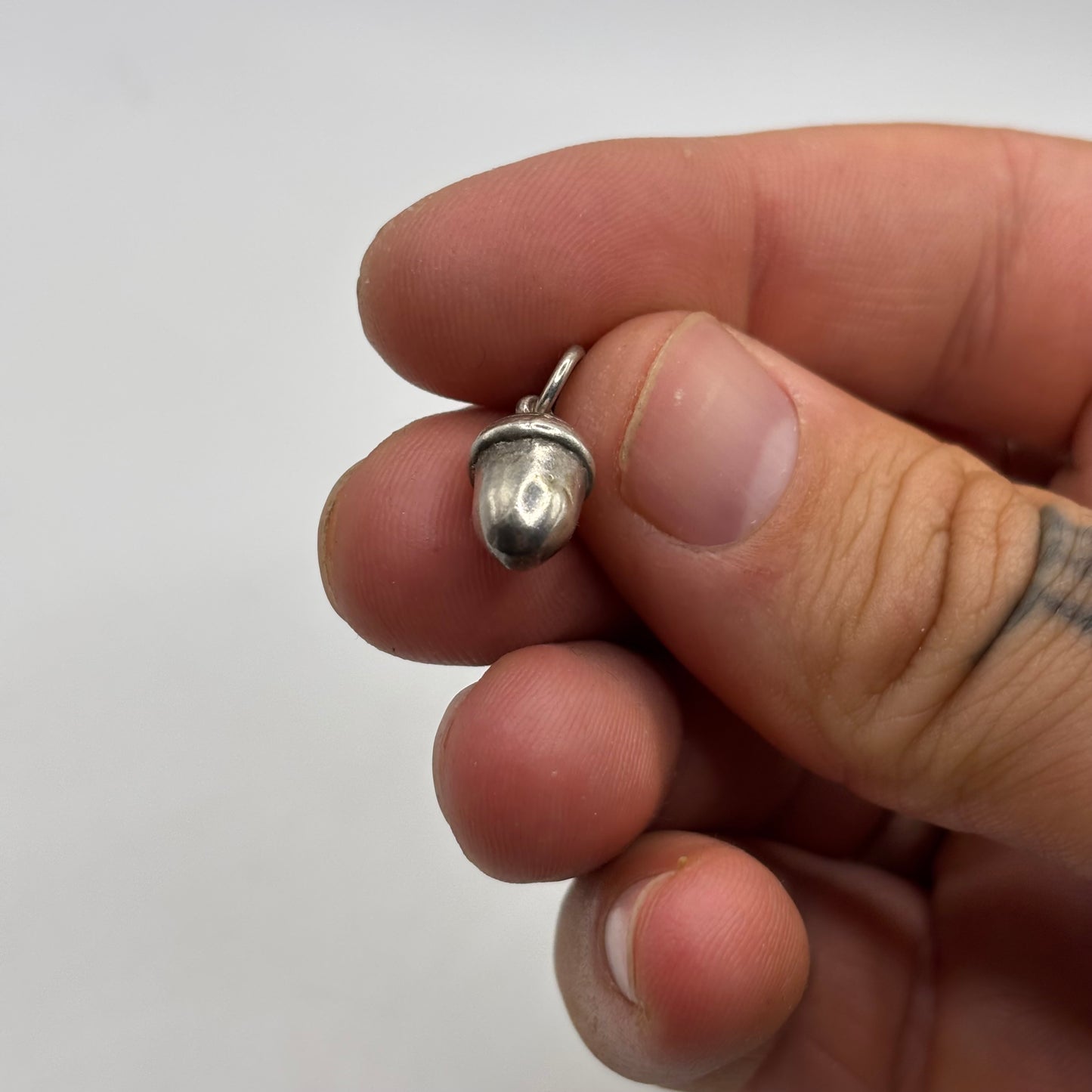 Silver Acorn Pendant