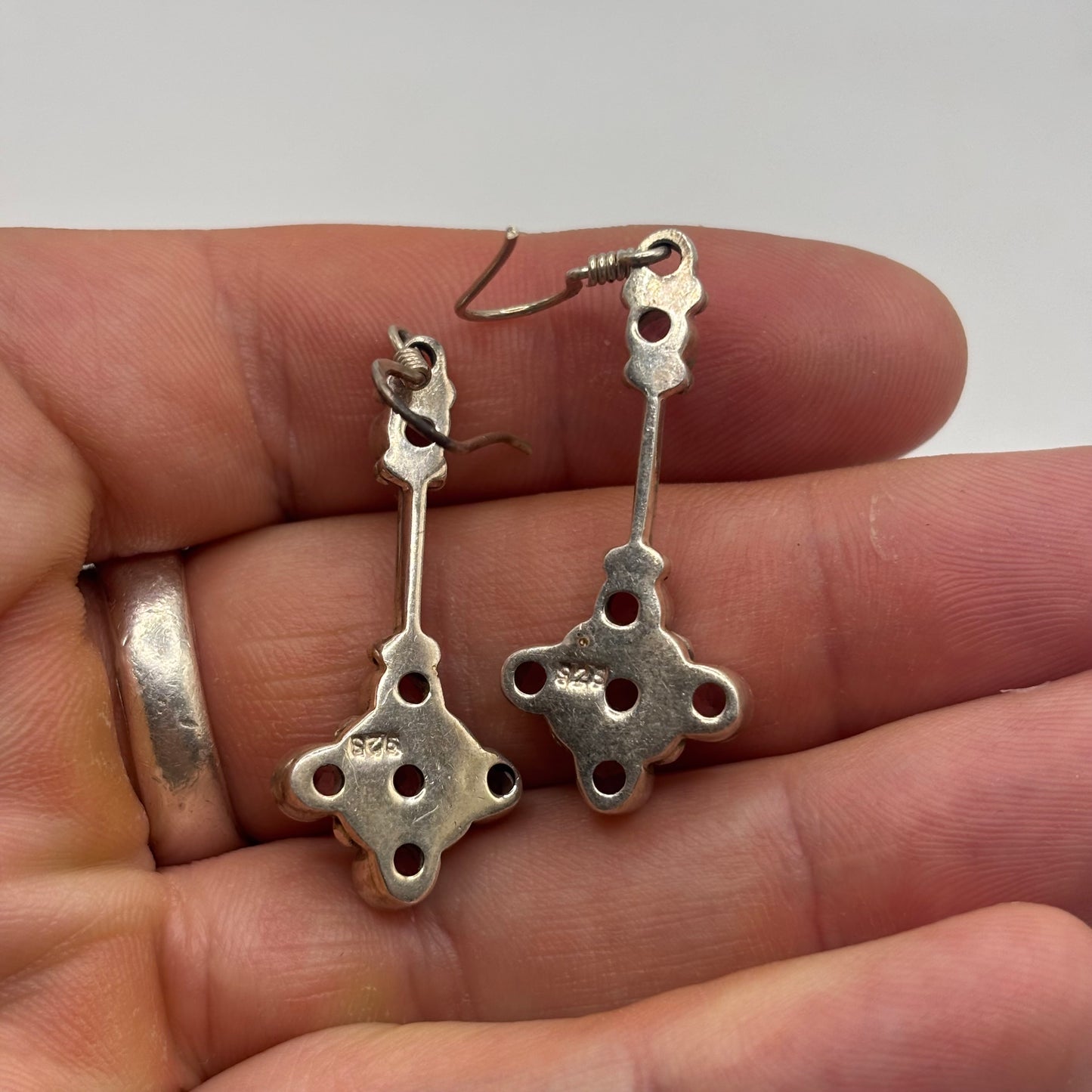Silver Amethyst Earrings
