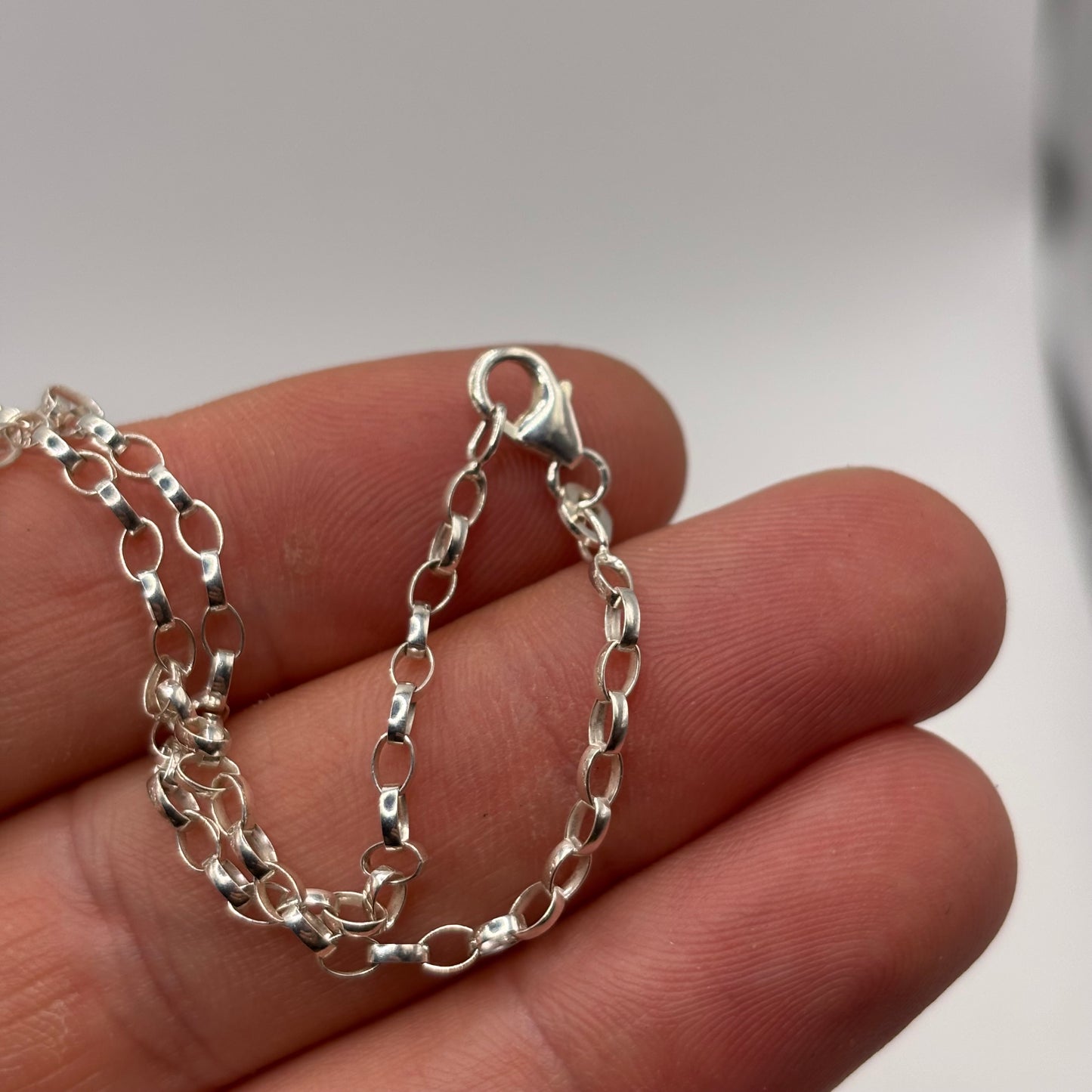 Silver 26” Belcher Chain