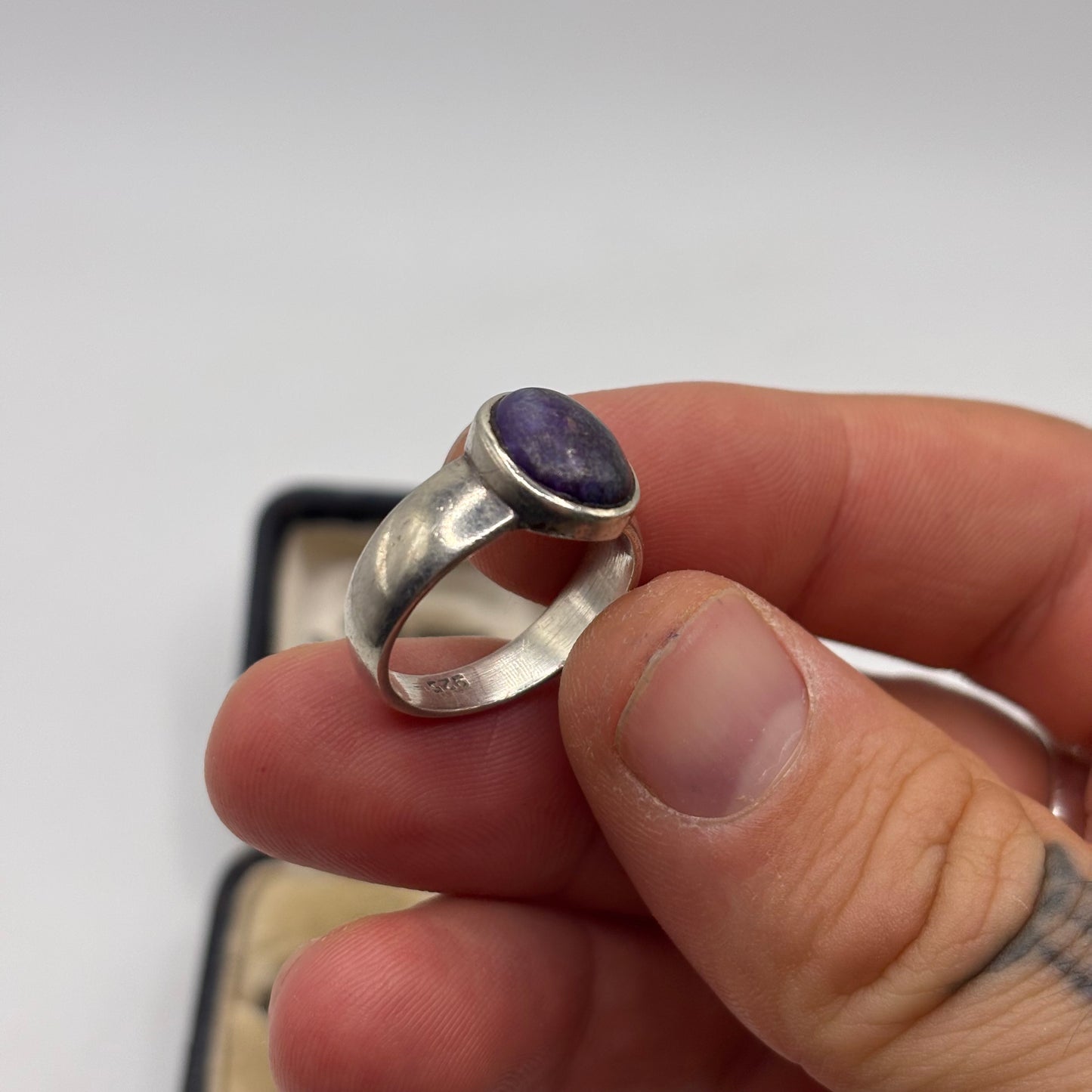 Silver Lapis Ring