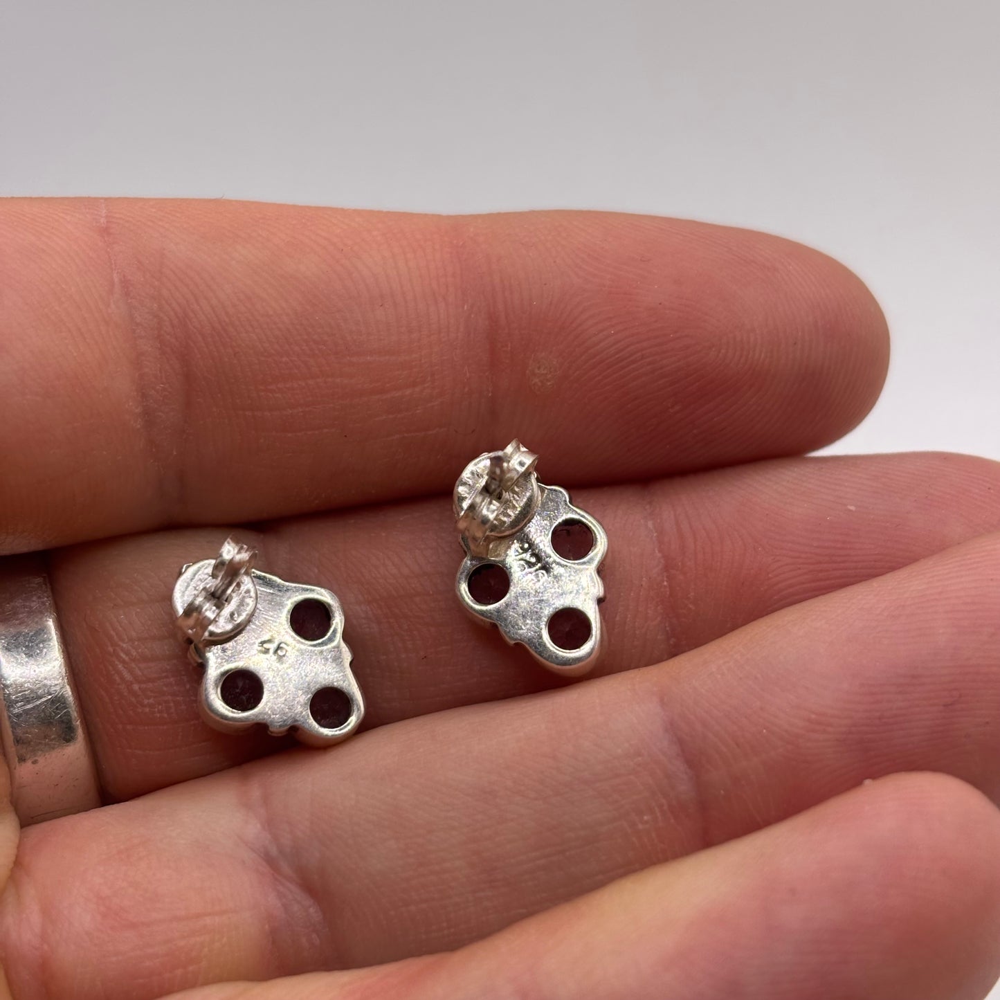 Silver Amethyst Earrings