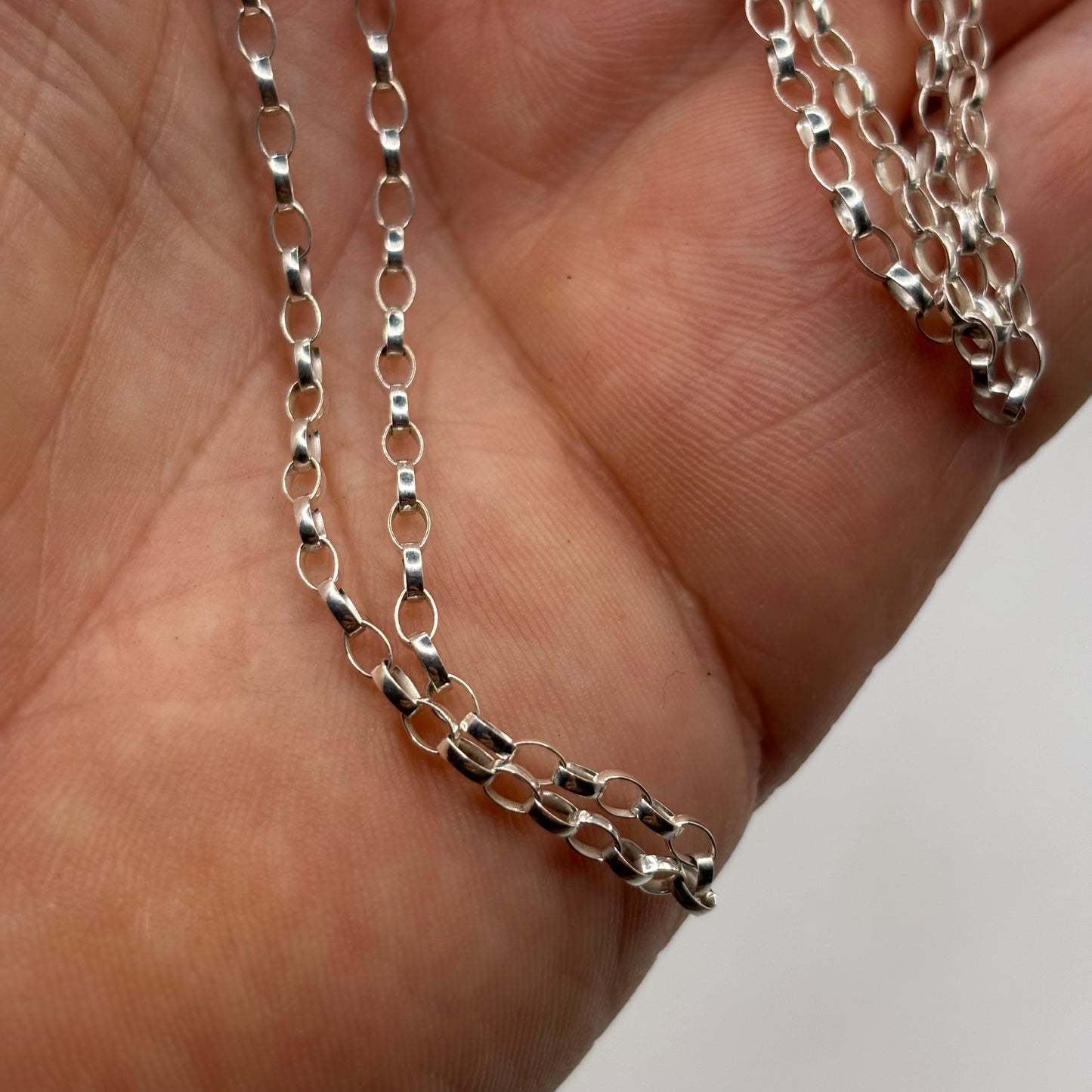 Silver 26” Belcher Chain
