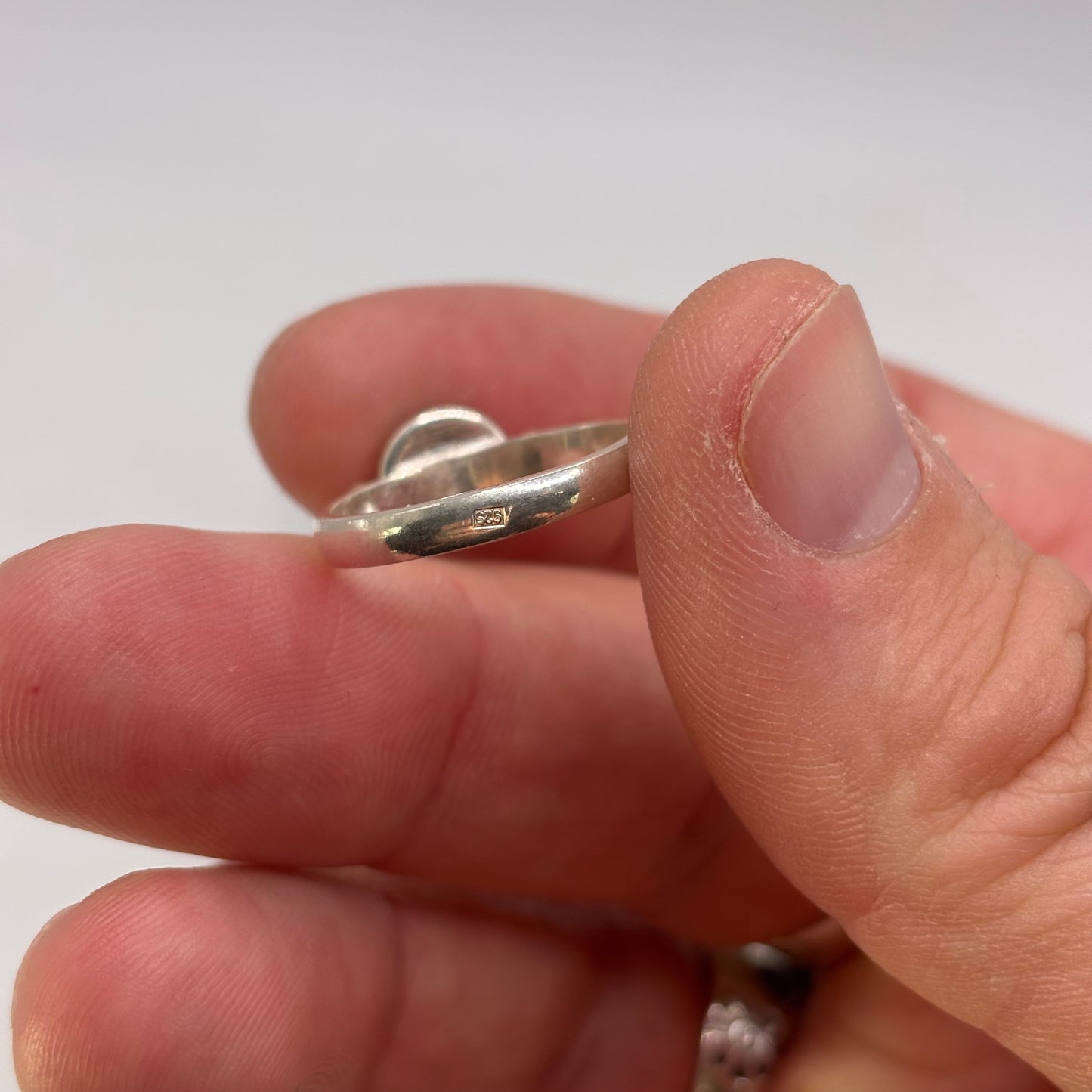 Silver Amber Ring (N)