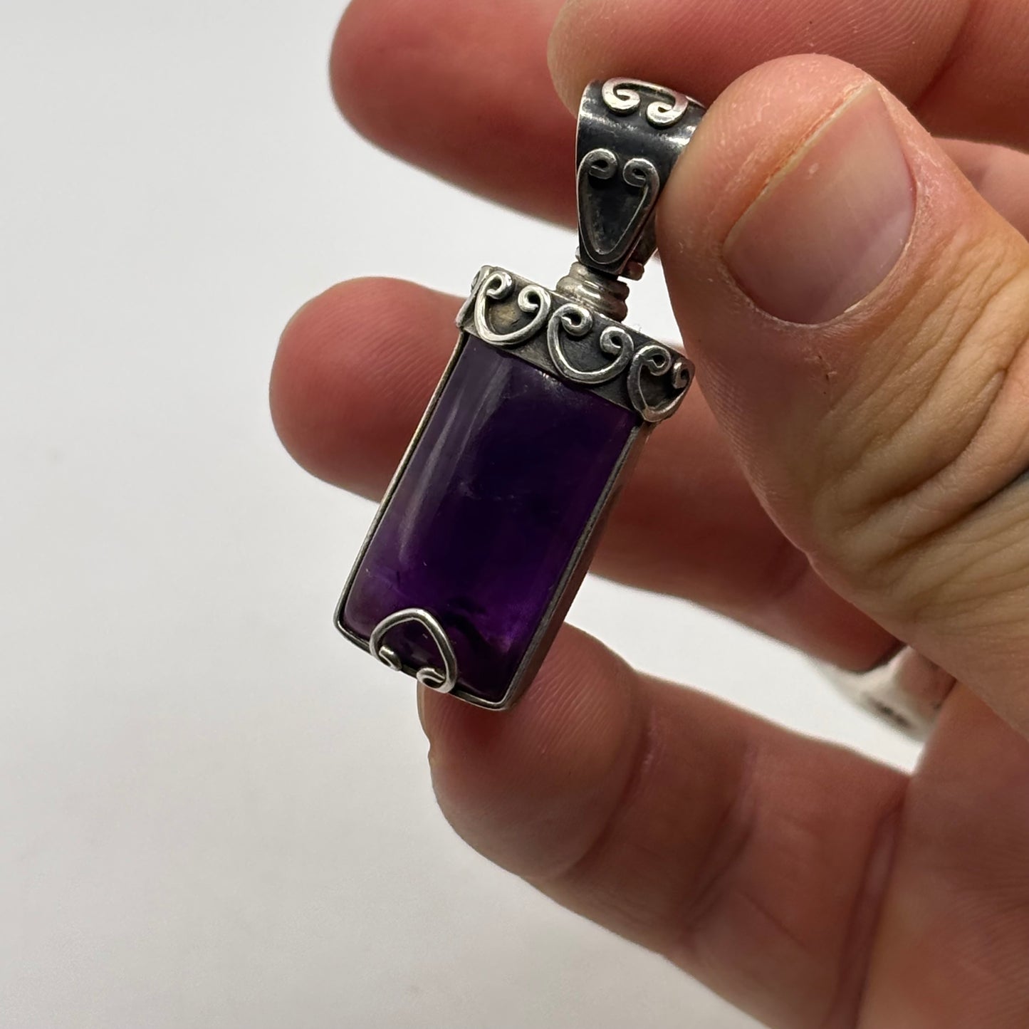 Silver Amethyst Pendant