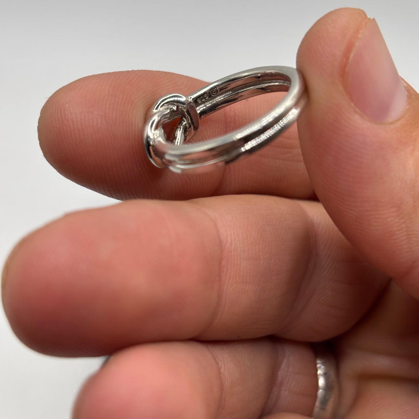 Silver Knot Ring (O)