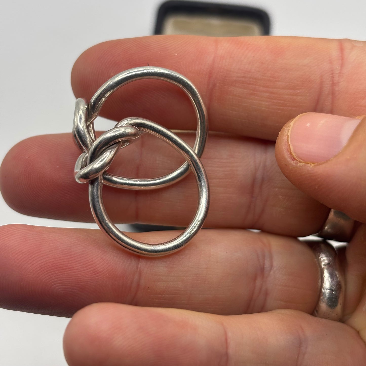 Silver Lovers Knot Ring
