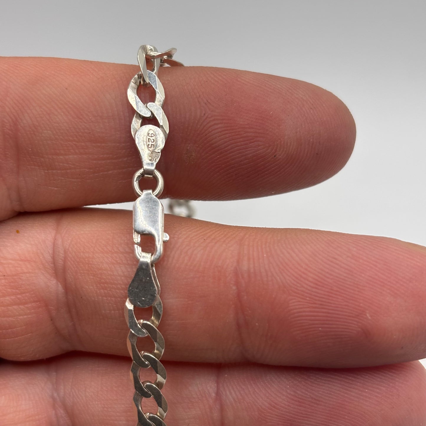 Silver 22” Curb Chain