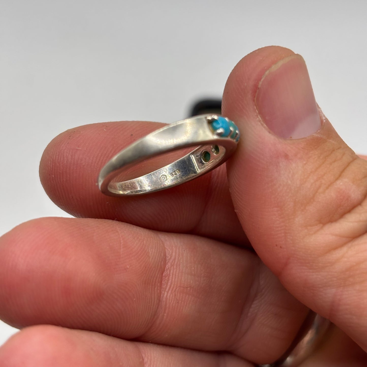 Silver Turquoise Ring (Q)
