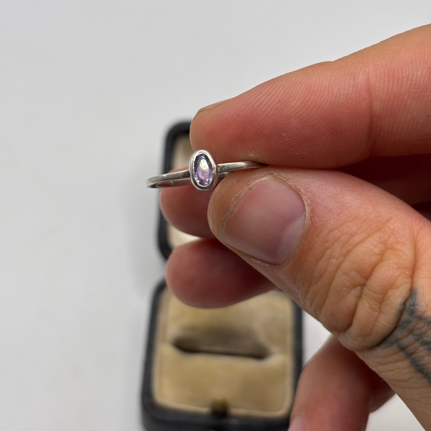 Silver Amethyst Ring