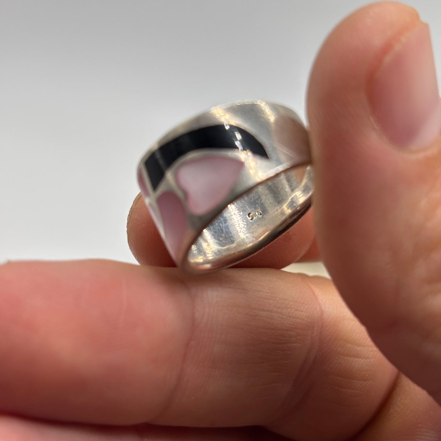 Silver Pearl Ring (O)