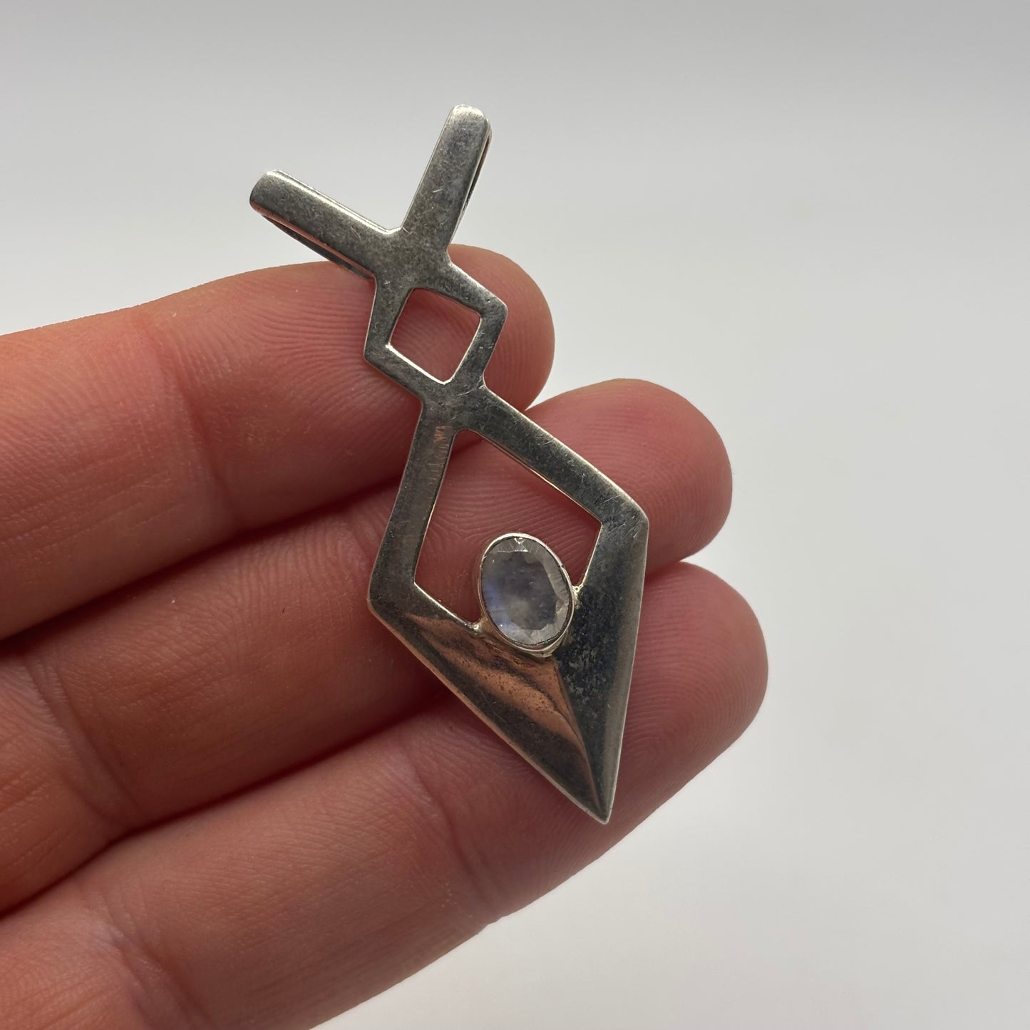 Silver Moonstone Pendant