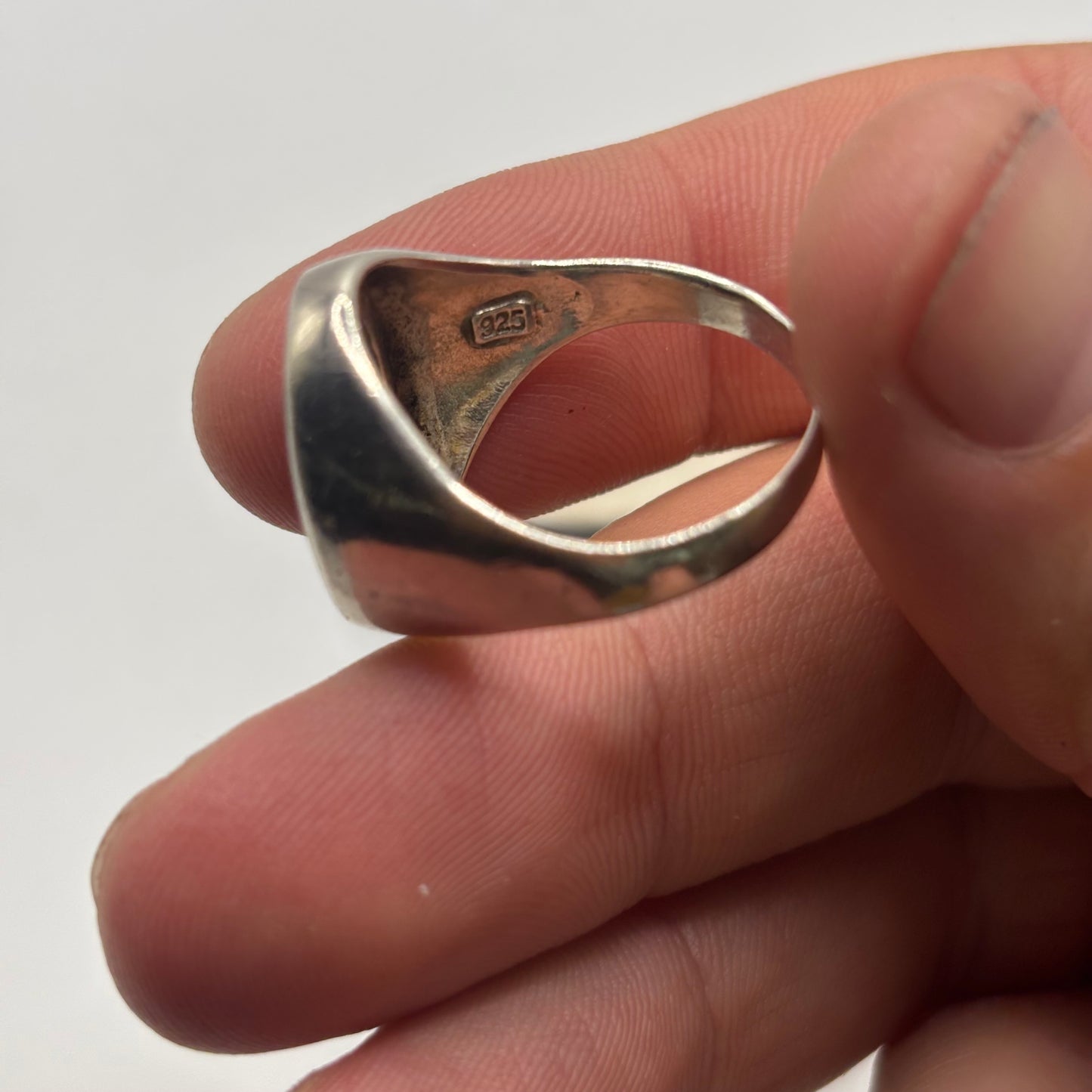Silver Onyx Signet Ring (U)