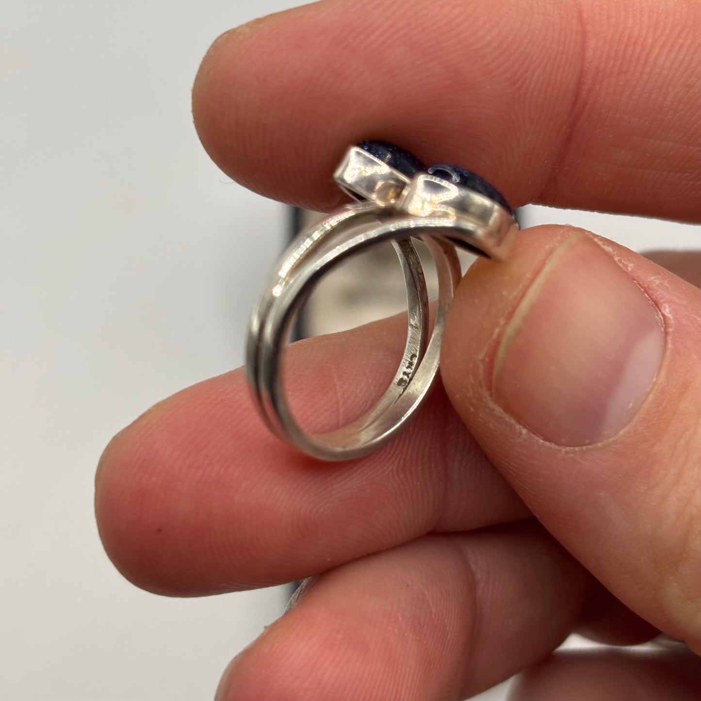 Silver Goldstone Ring