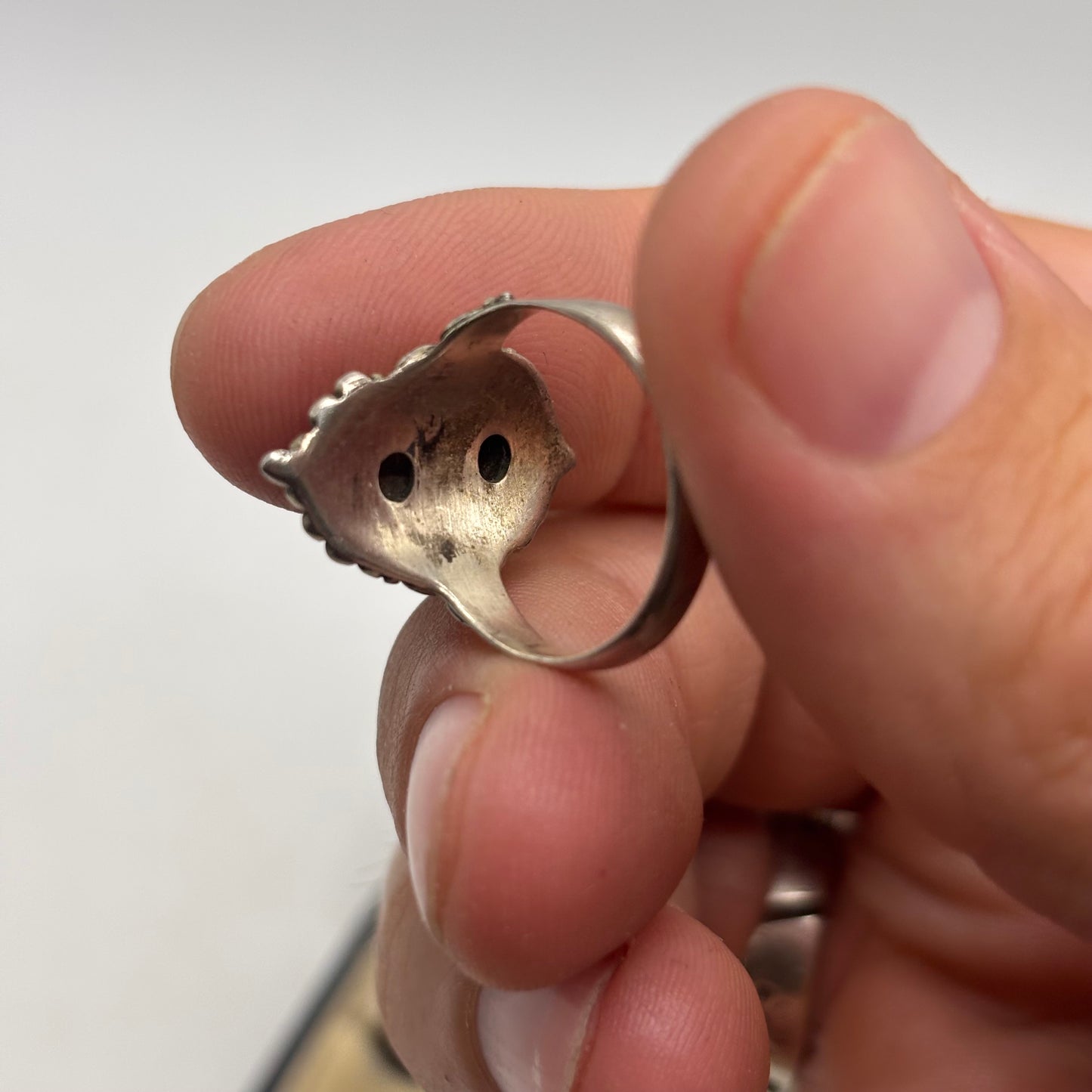 Silver Garnet Ring (N)