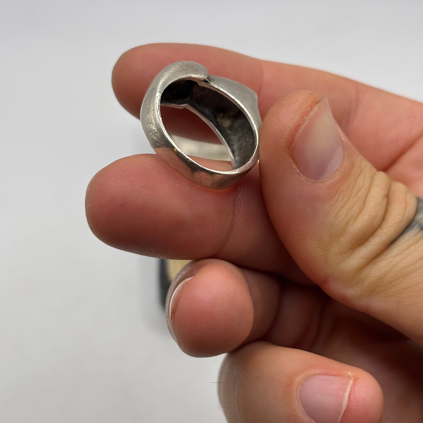 Silver Abstract Ring