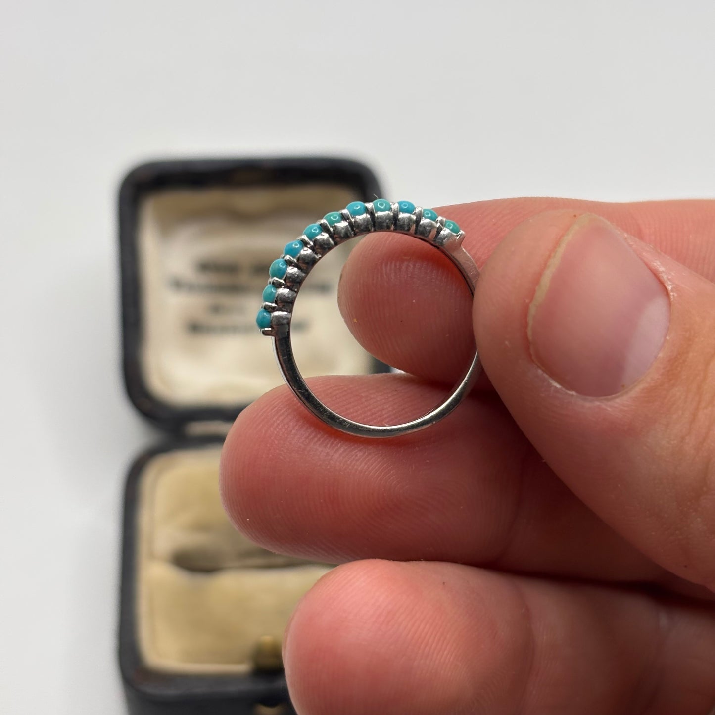 Silver Turquoise Ring (M 1/2)