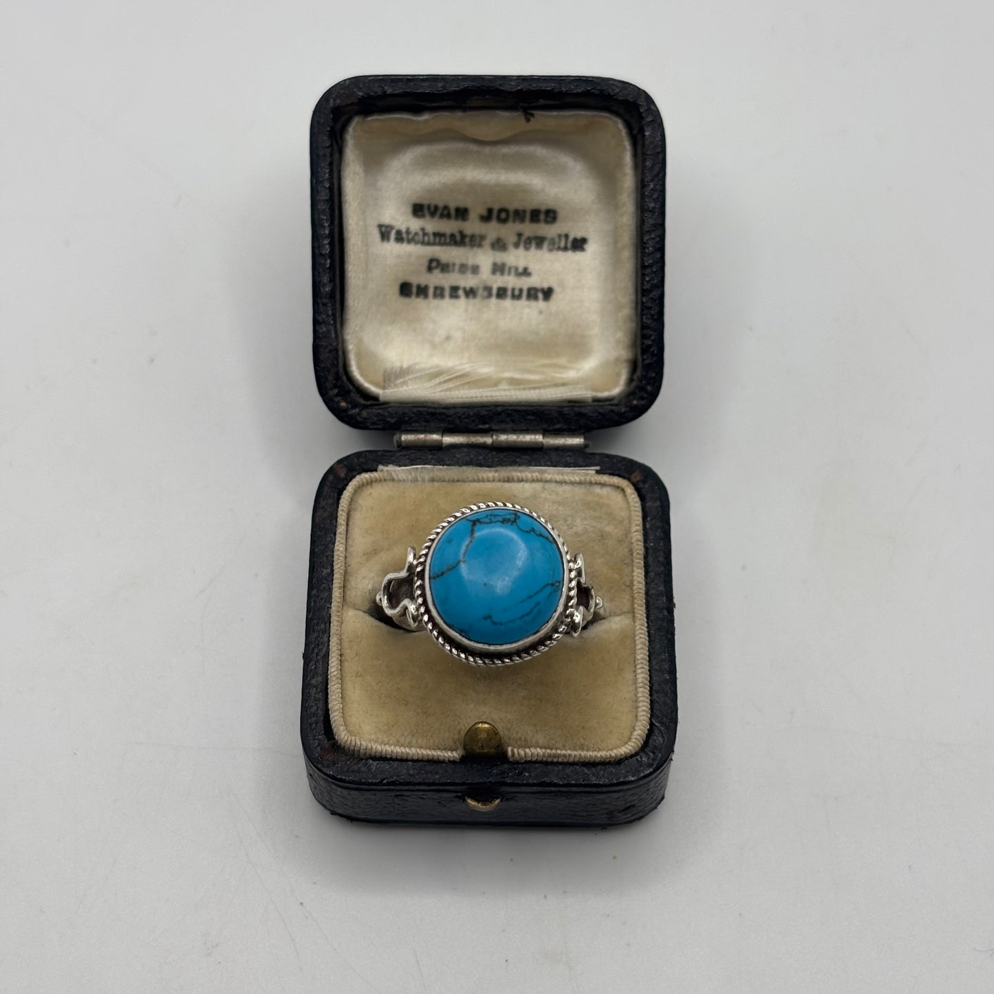 Silver Chunky Turquoise Ring
