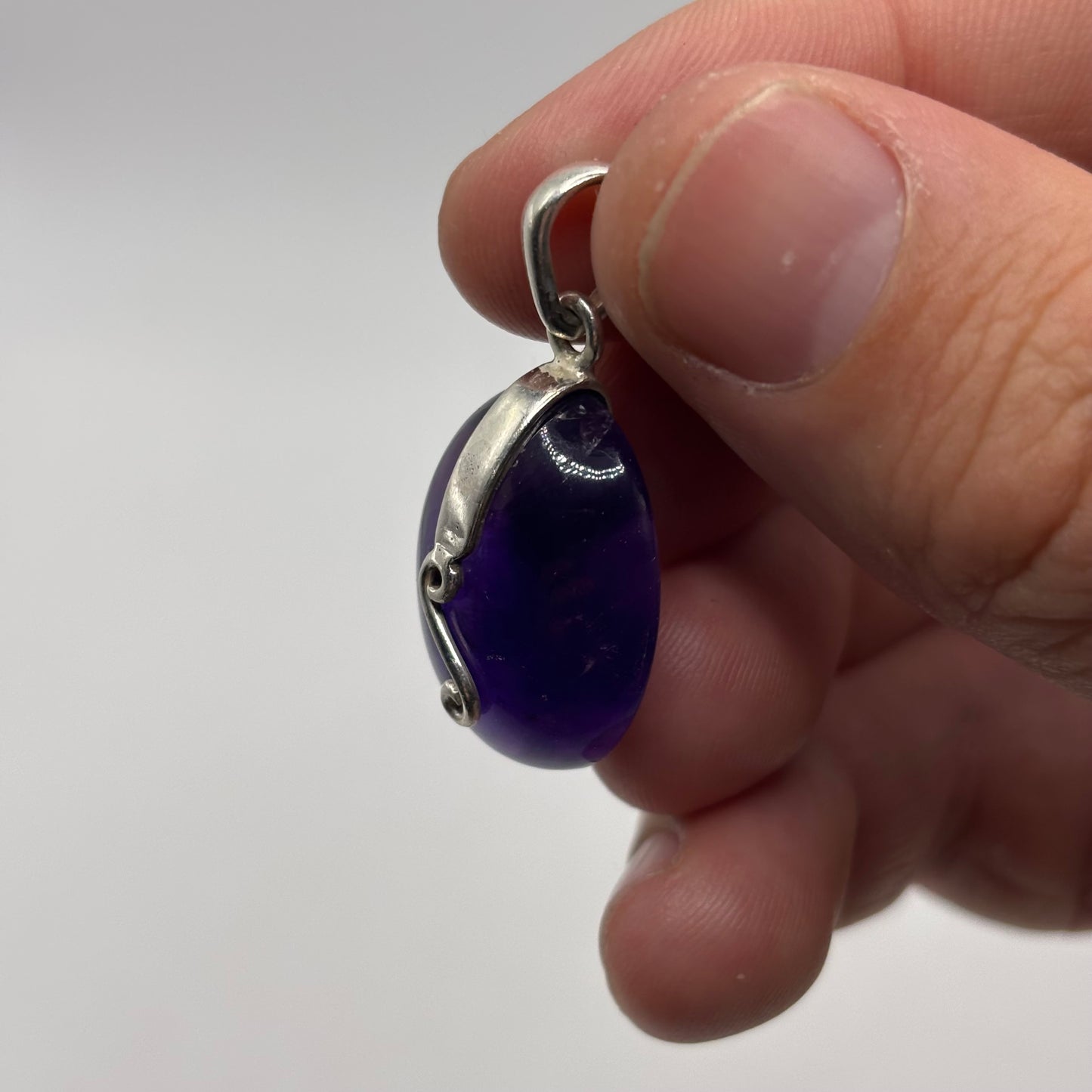 Silver Amethyst Pendant