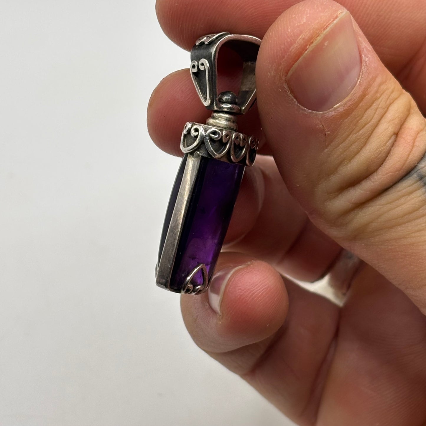 Silver Amethyst Pendant