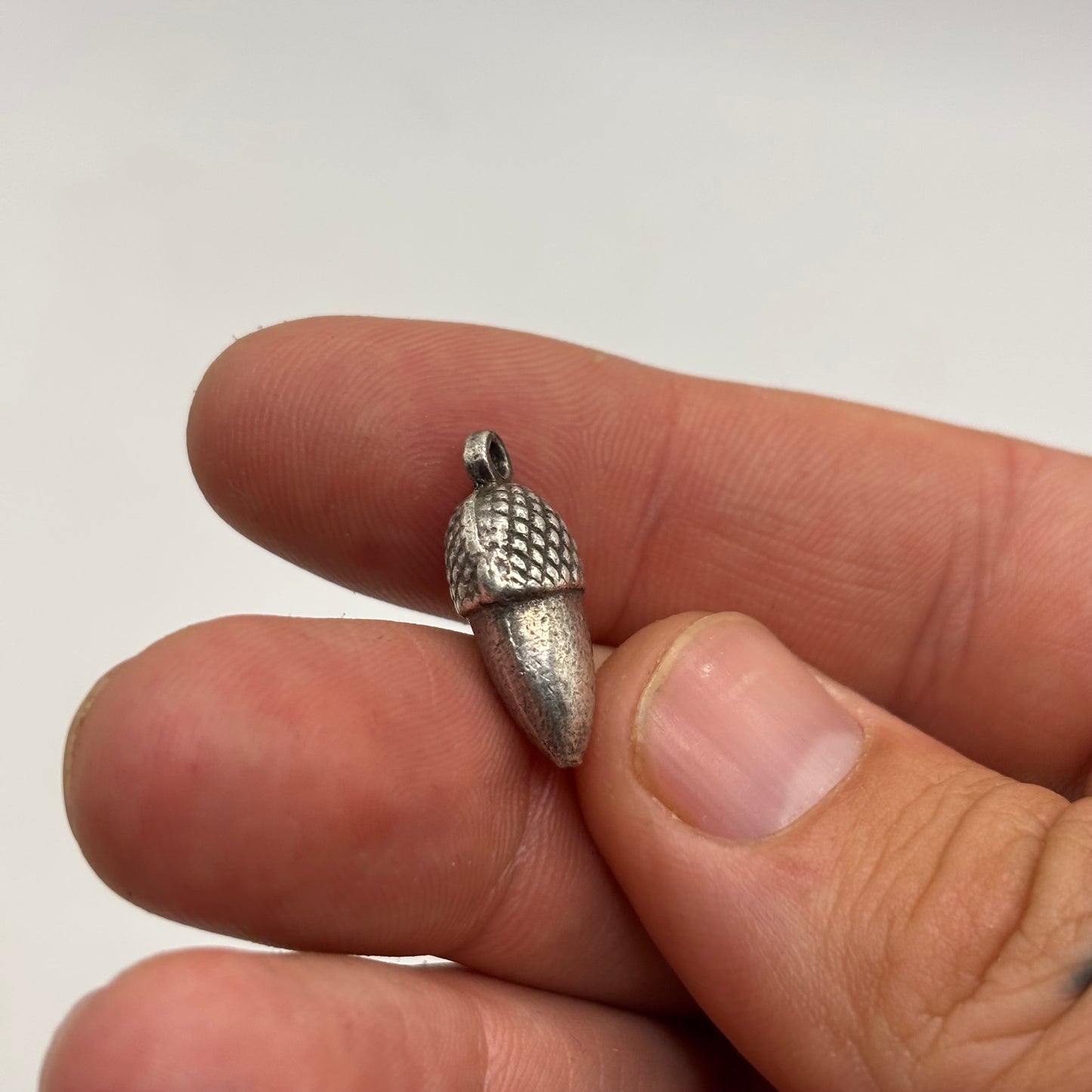 Silver Acorn Pendant