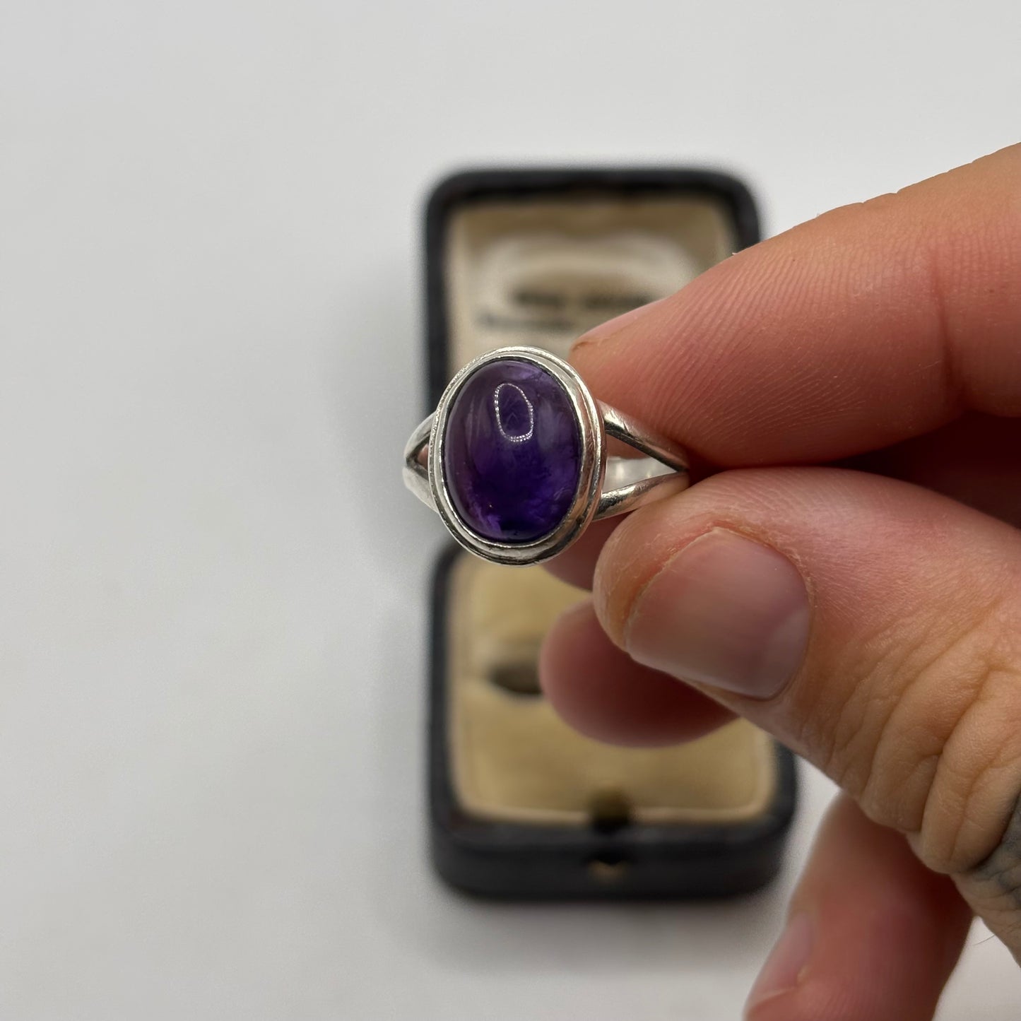 Silver Amethyst Ring