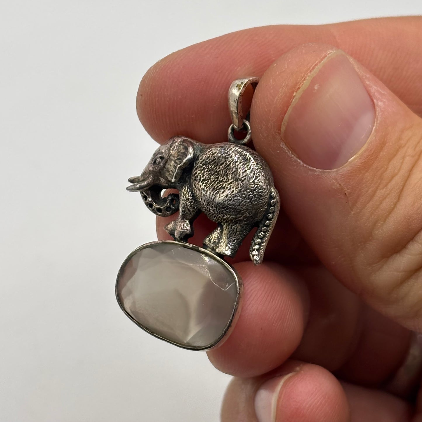 Silver Elephant Pendant