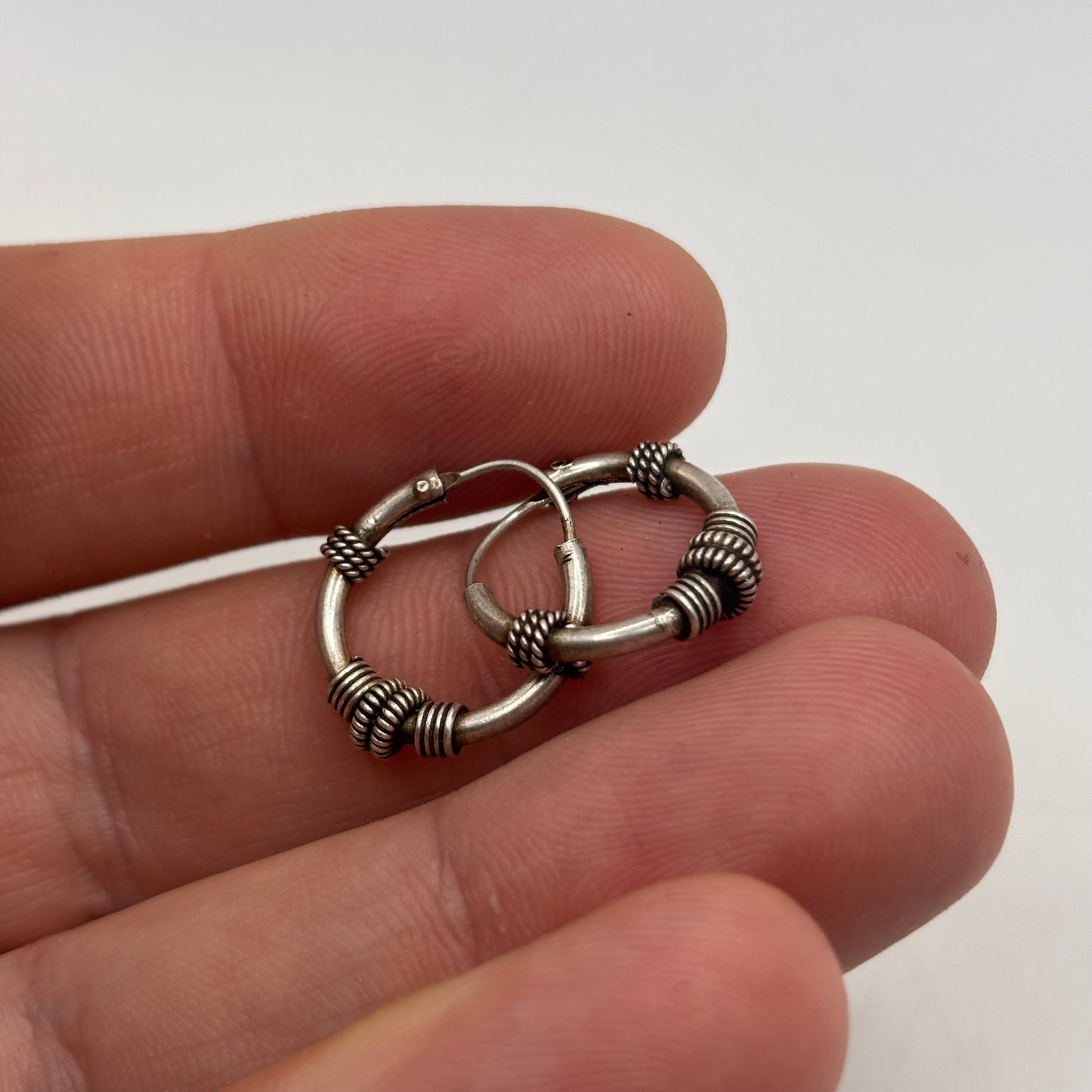 Silver 18mm Hoop Earrings