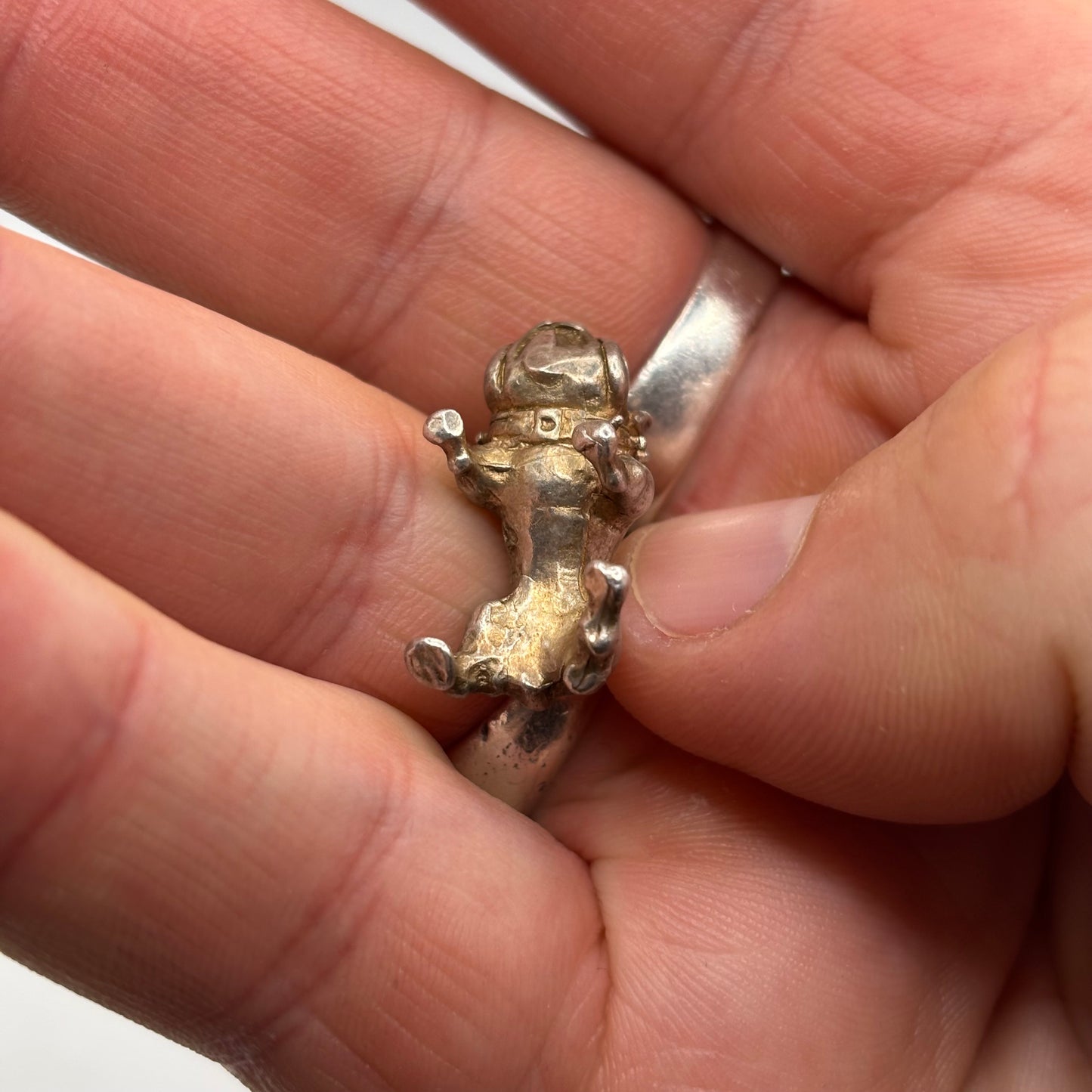 Silver Bulldog Pendant