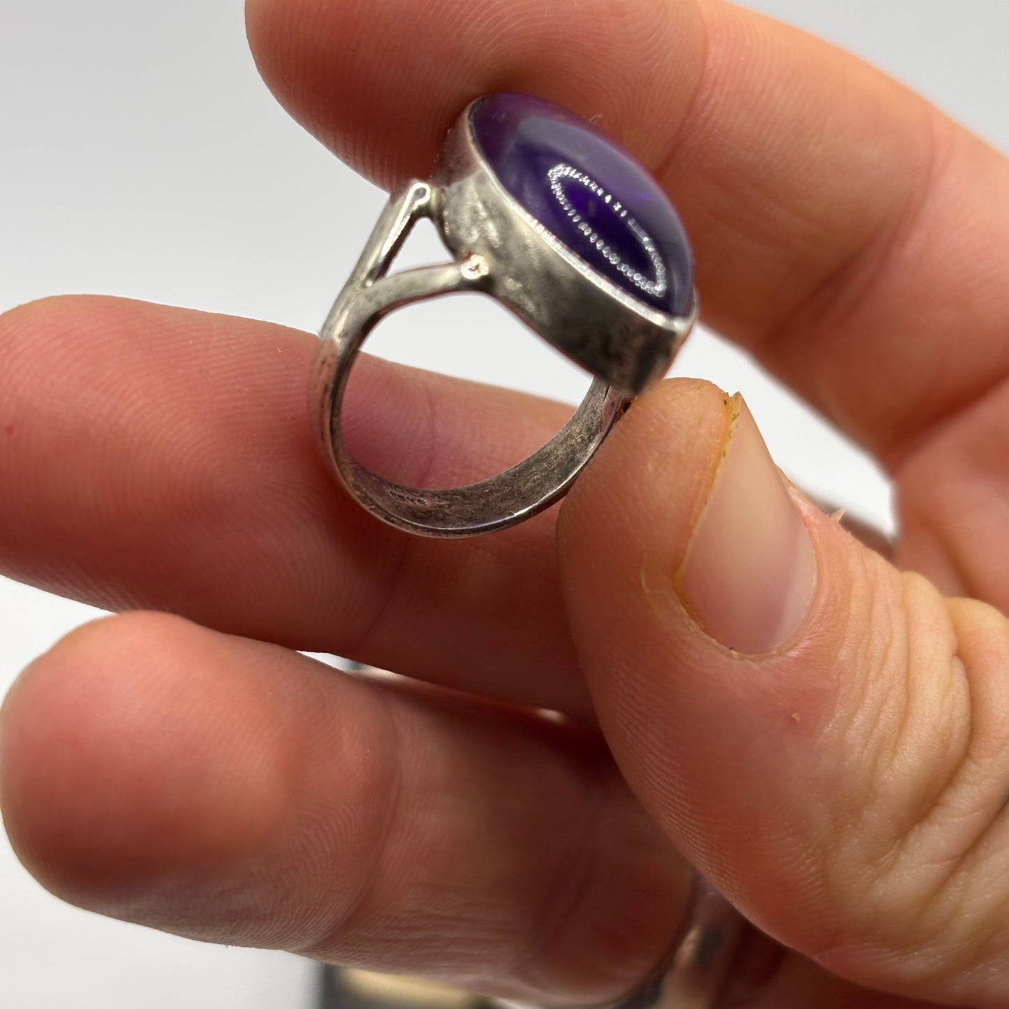 Silver Amethyst Ring