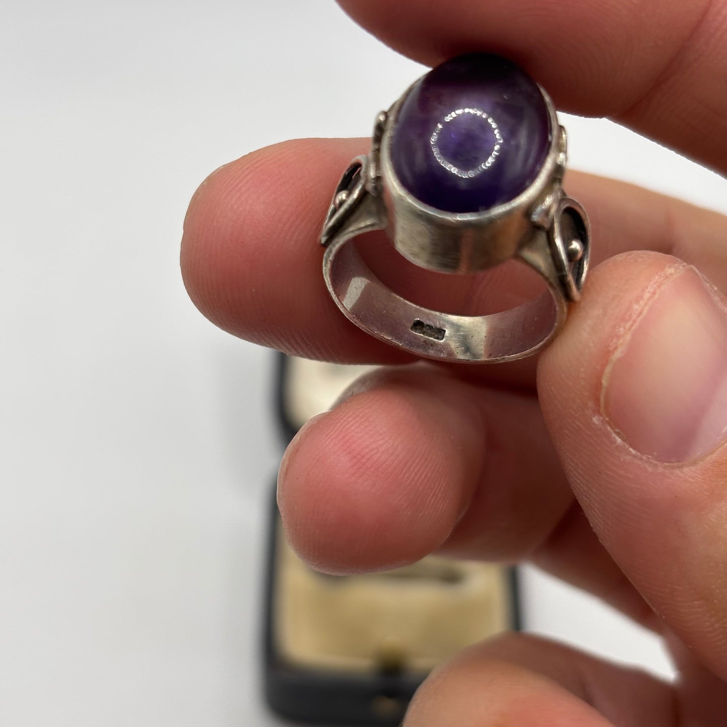 Silver Amethyst Ring (N)