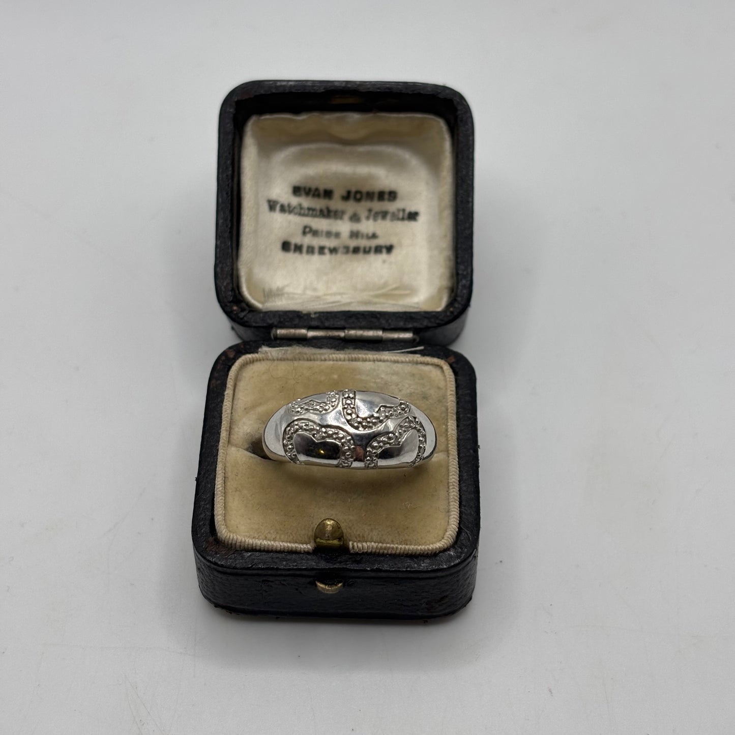 Silver Unusual Band Ring