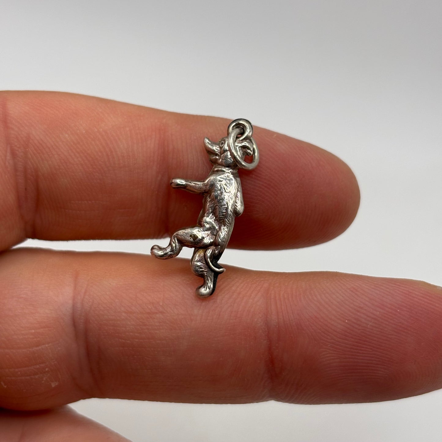 Silver Dog / Bear Pendant