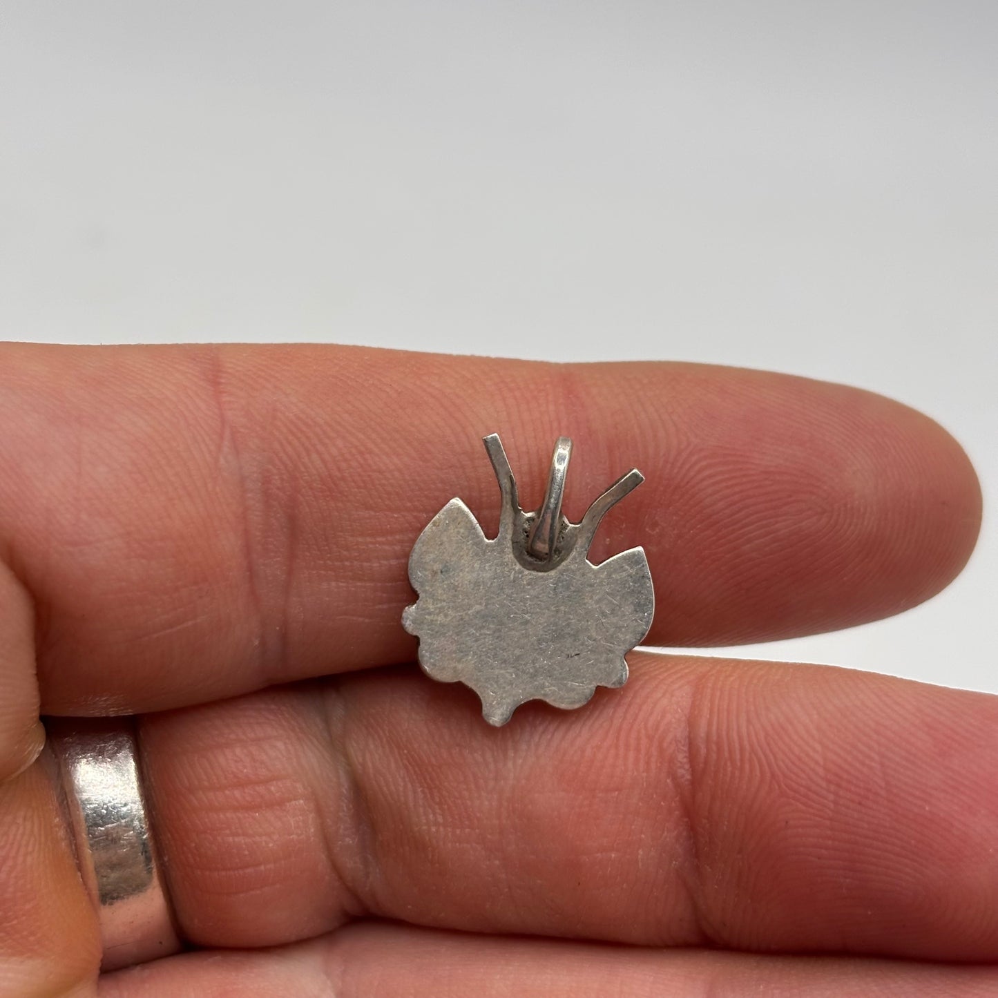 Silver Zuni Butterfly Pendant