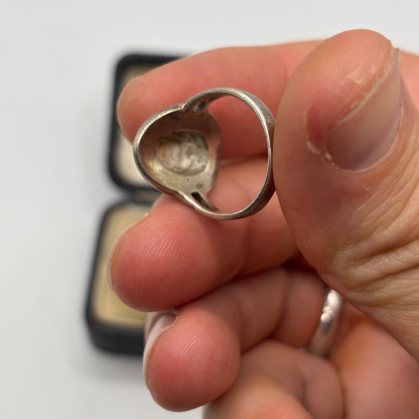 Silver Abstract Ring