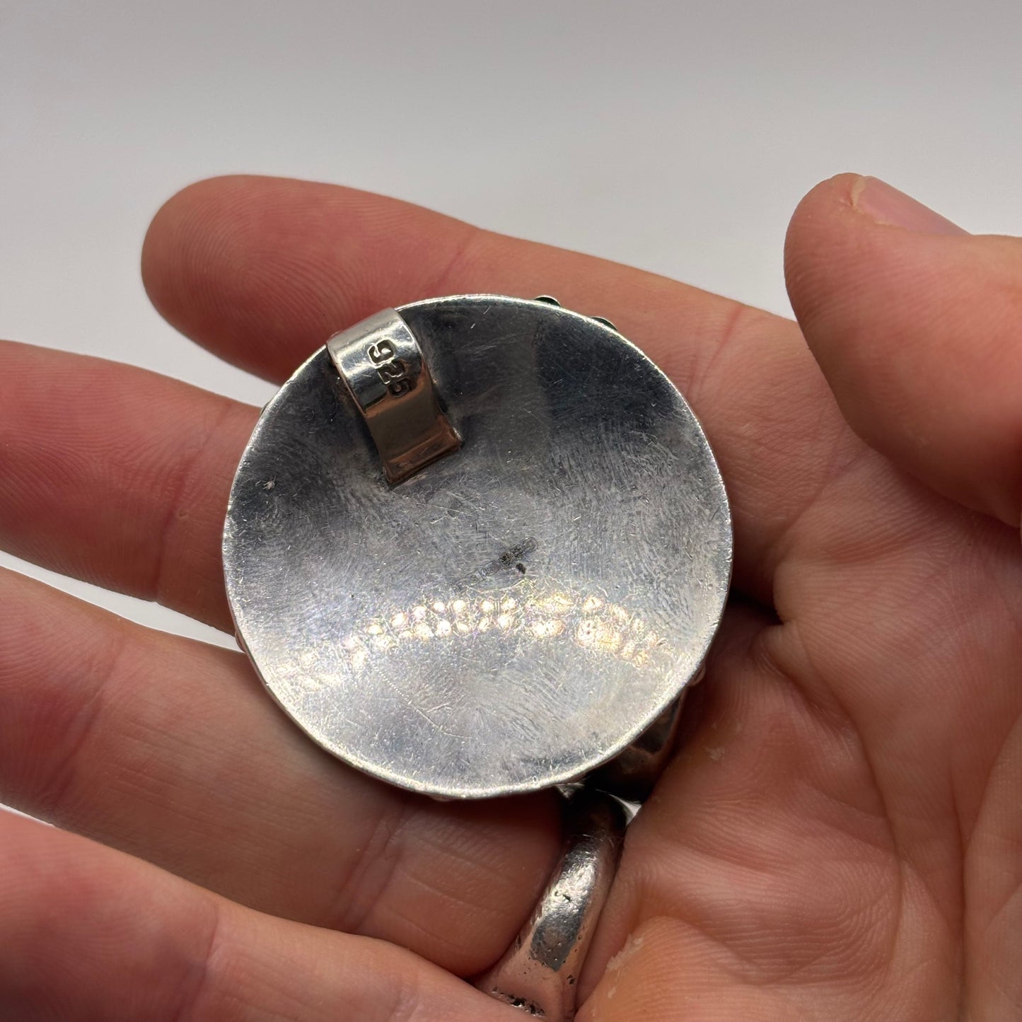 Silver Abstract Pendant