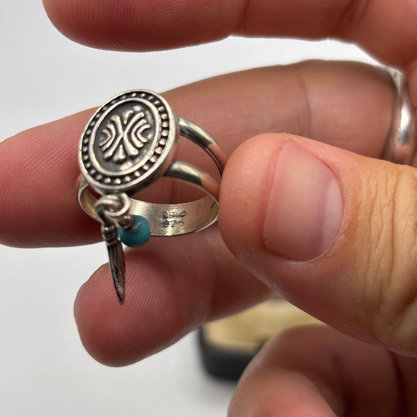 Silver Native American Ring (N)