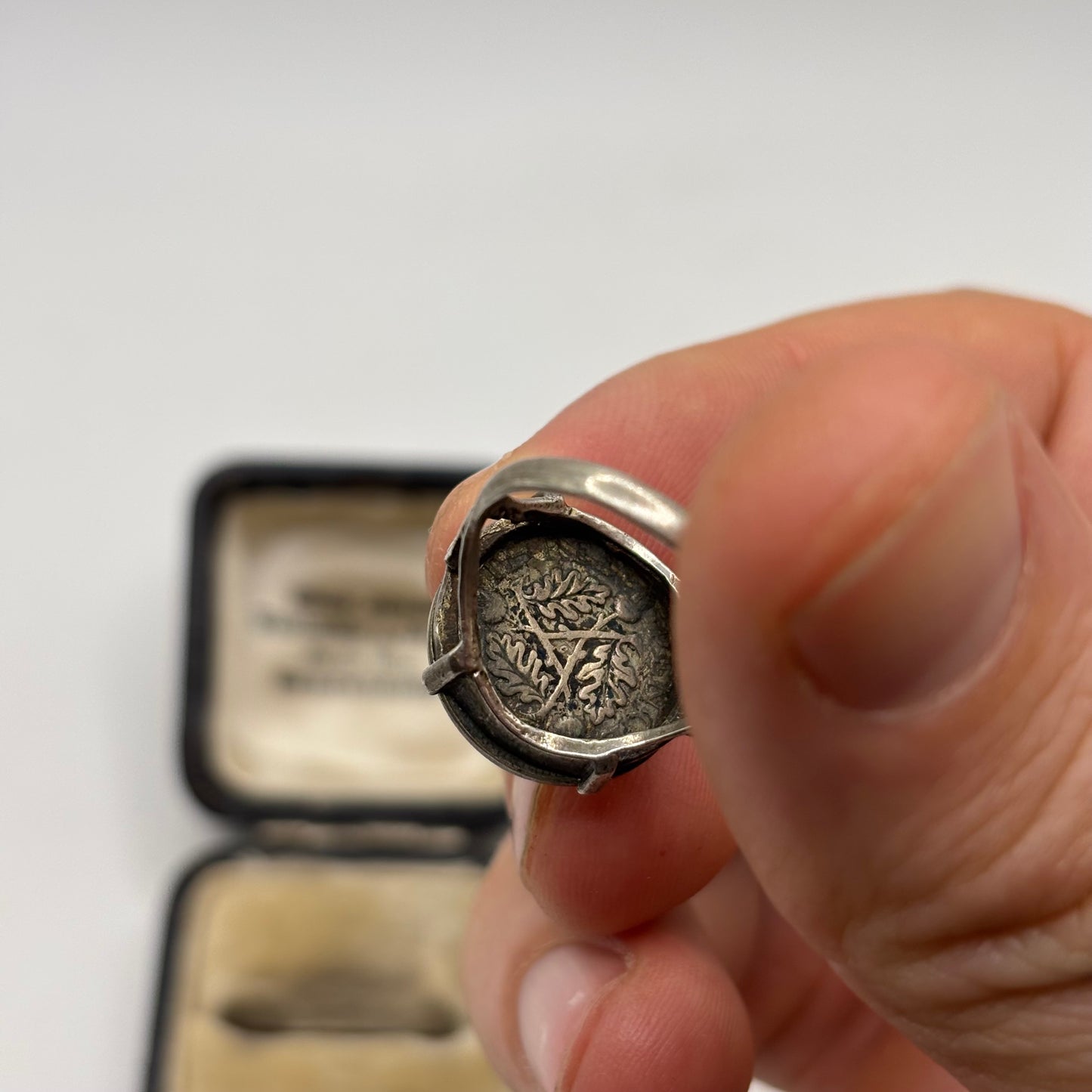 Silver Vintage Coin Ring