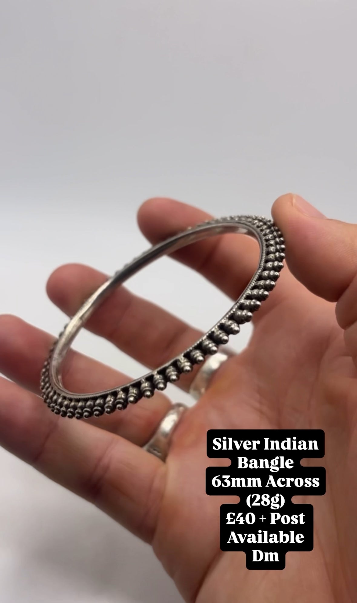 Silver Indian Cuff