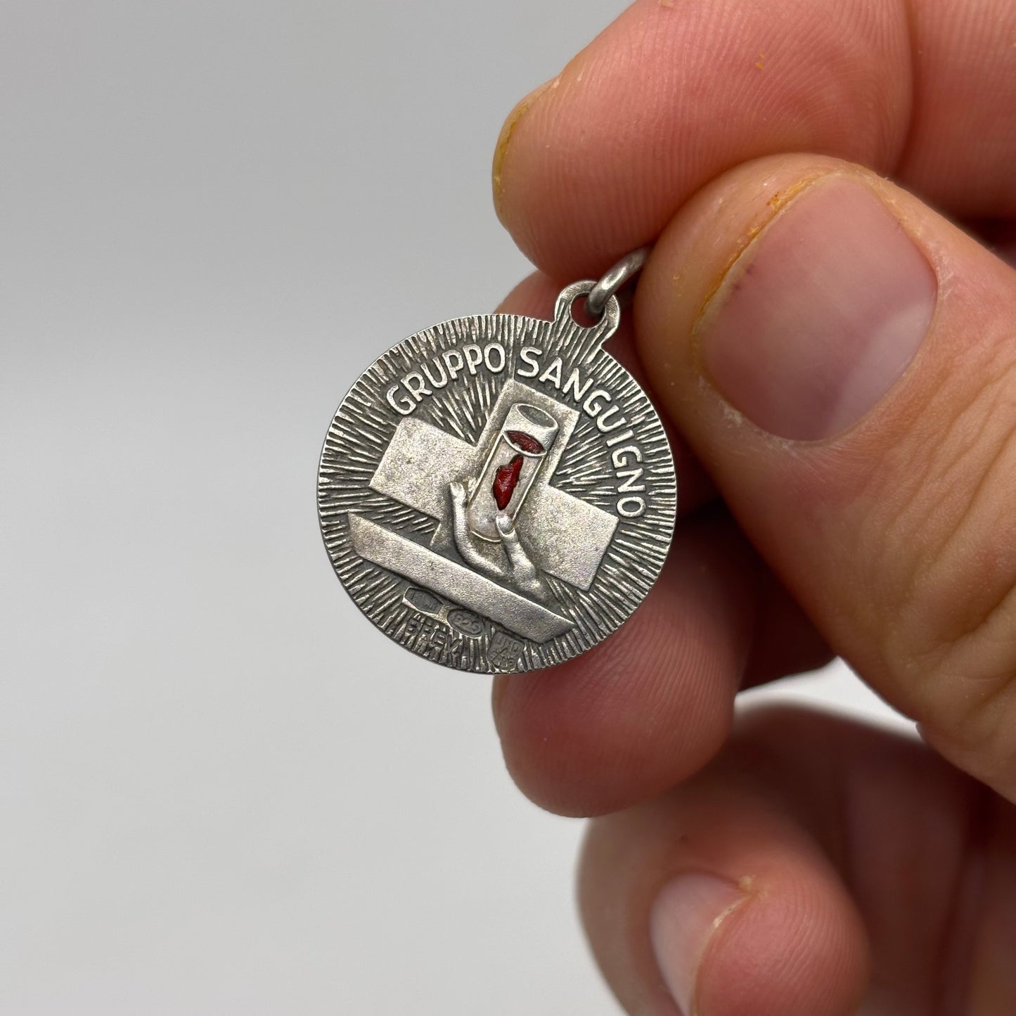 Silver Vintage St Christopher Pendant