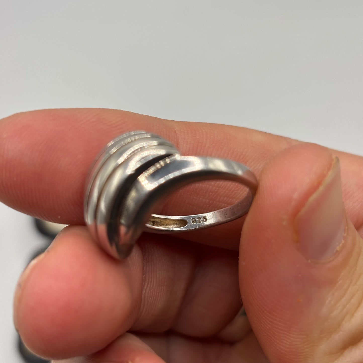Silver Abstract Ring
