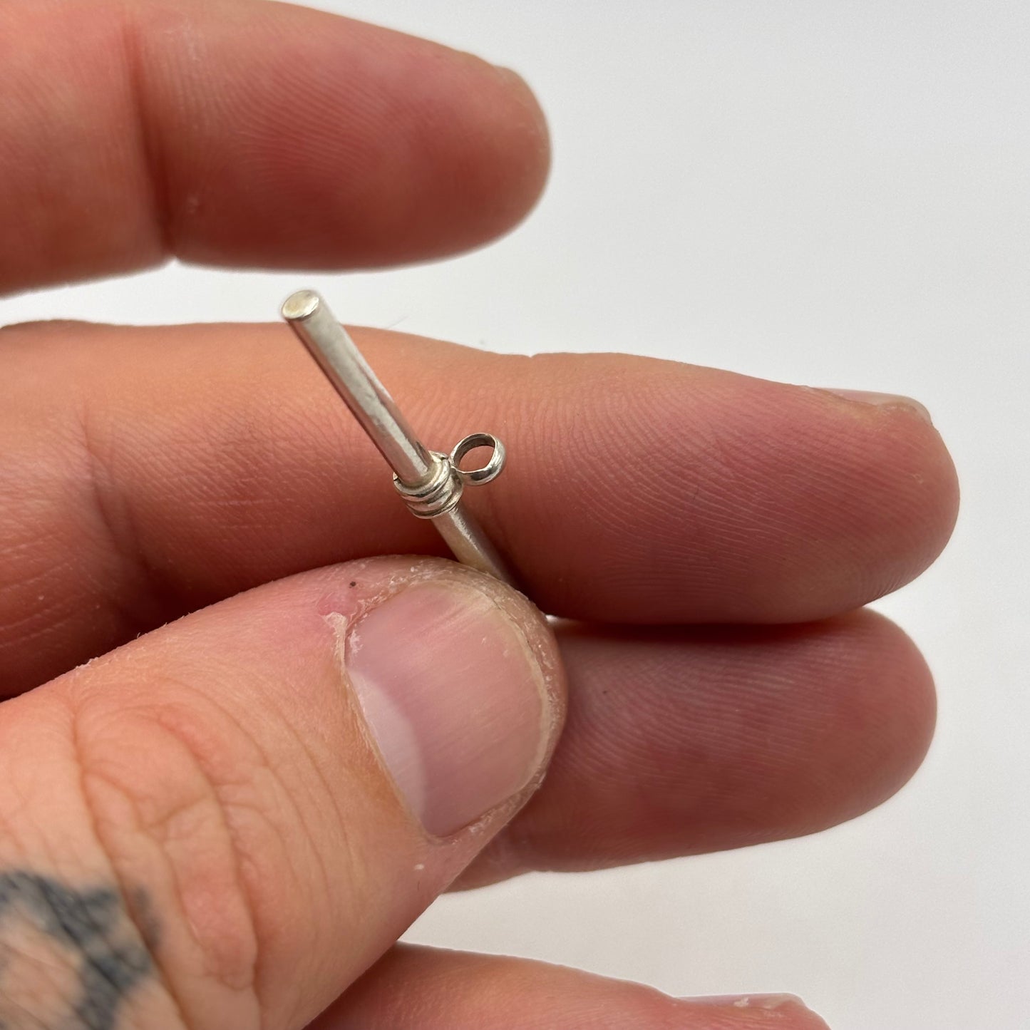 Silver T-Bar Pendant