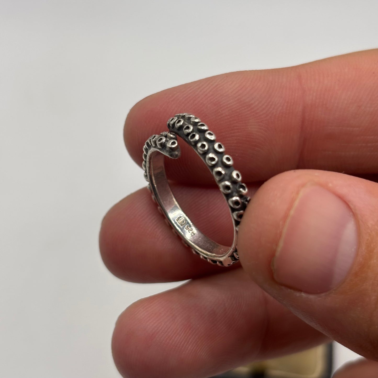 Silver Octopus Ring (Q)