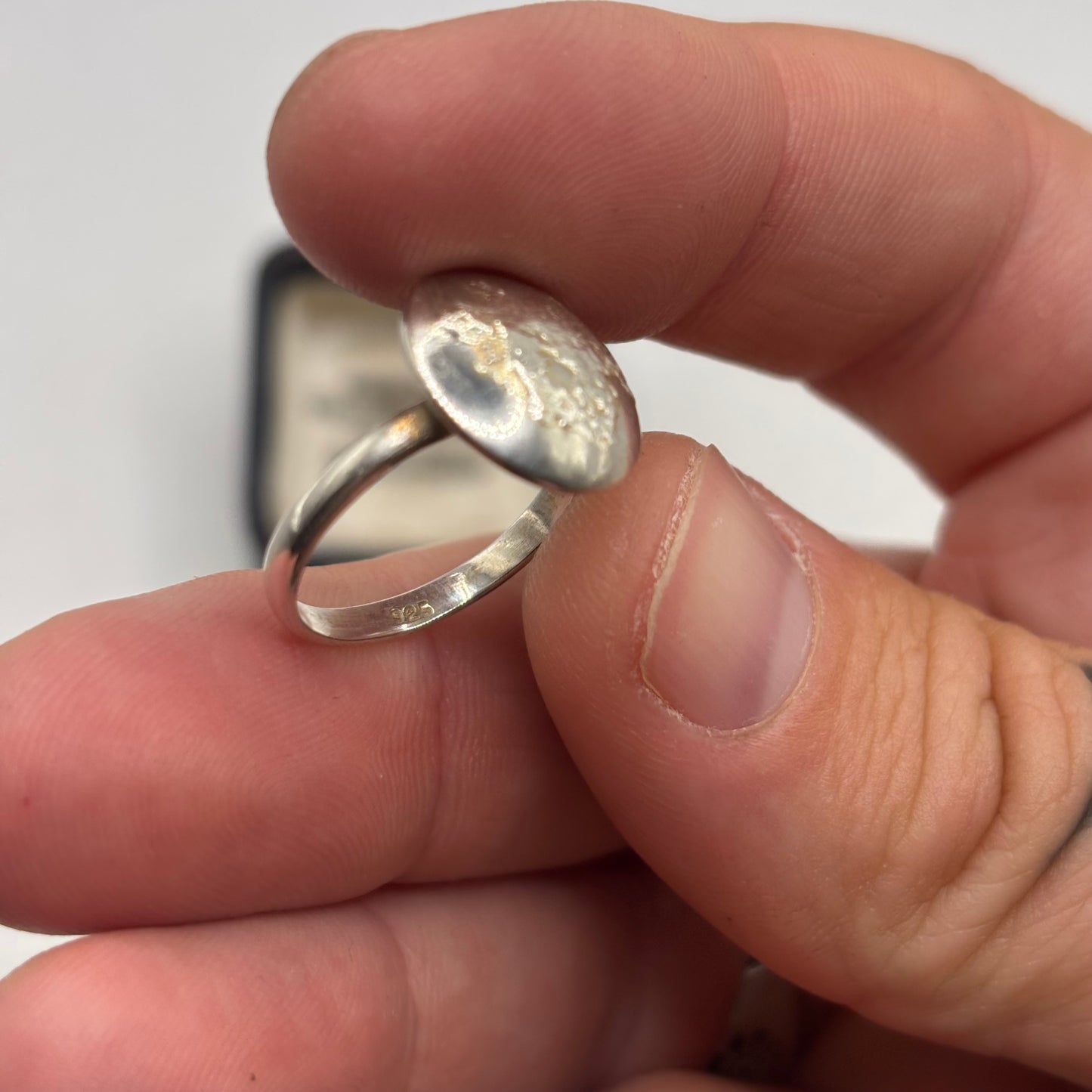 Silver Abstract Ring (P)