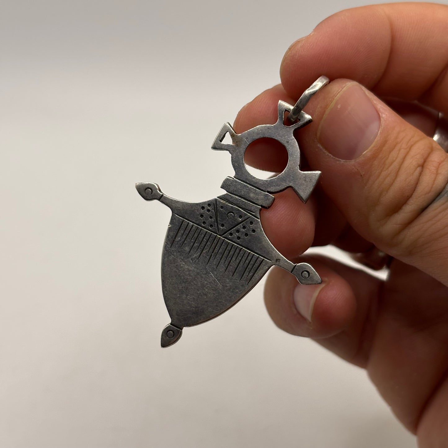 Silver Tuareg Cross Pendant
