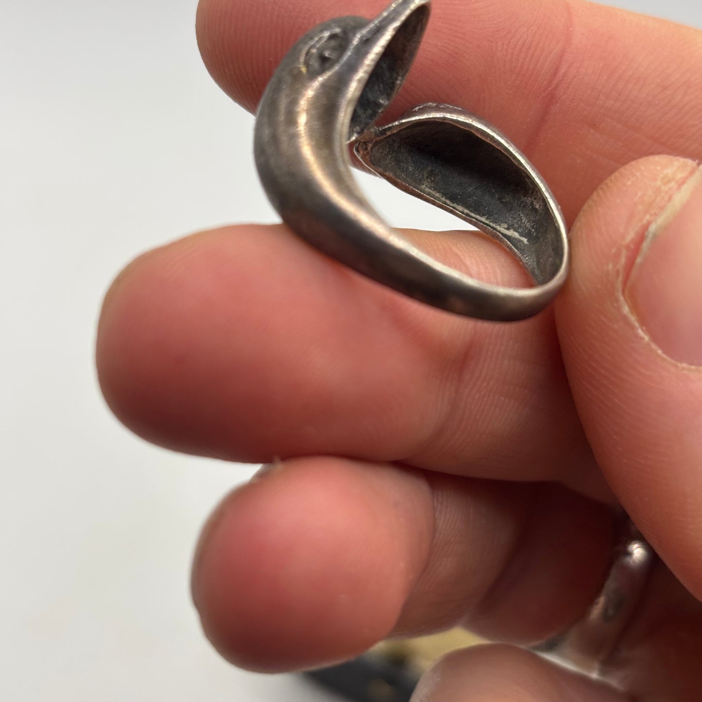 Silver Dolphin Ring