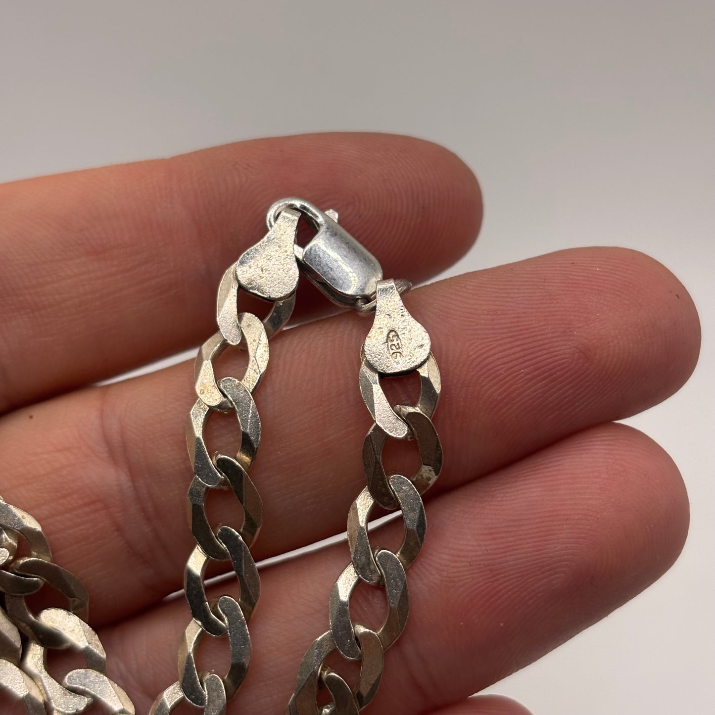 Silver 20” Curb Chain