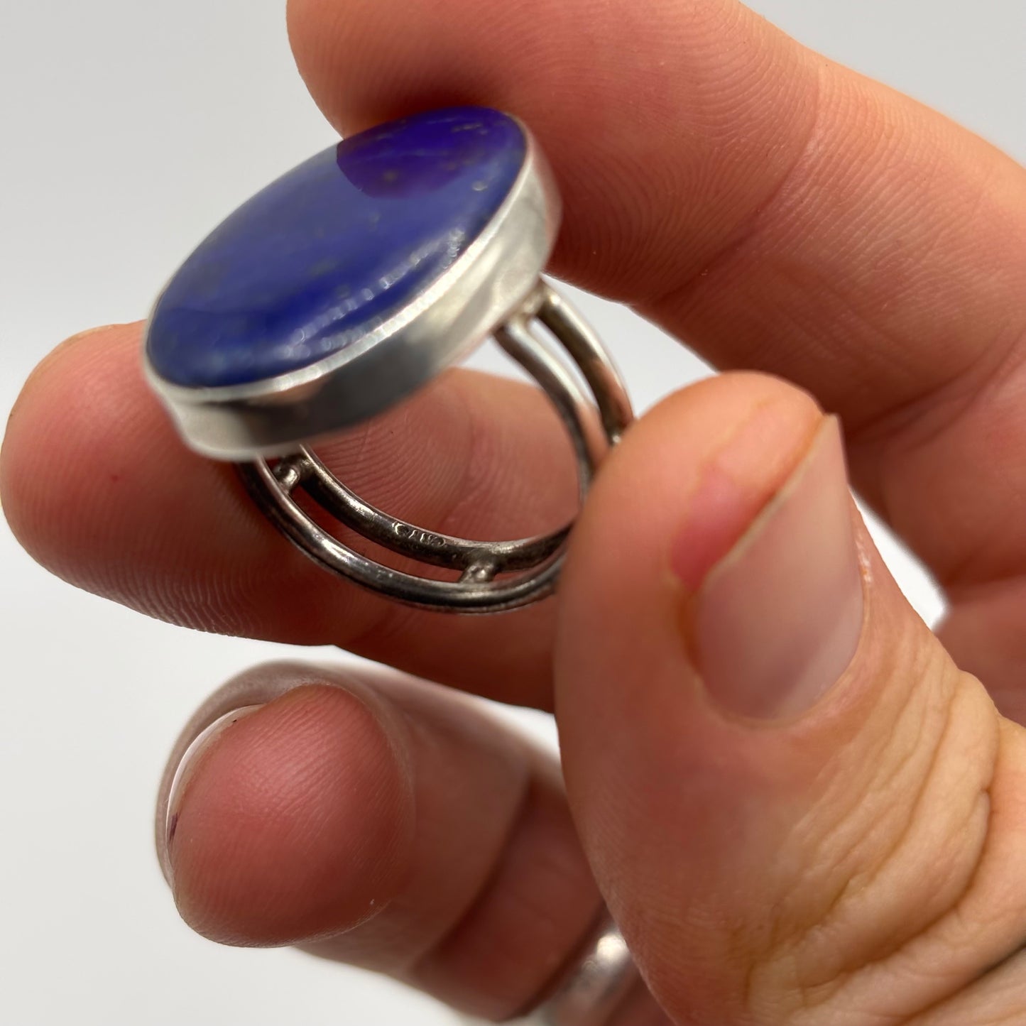 Silver Lapis Ring