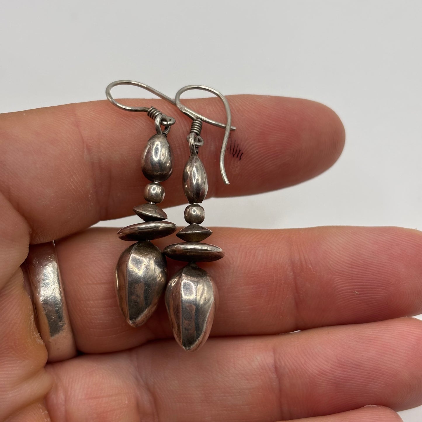 Silver Unusual Earrings